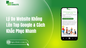 website không lên top Google
