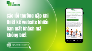 lỗi khi thiết kế website