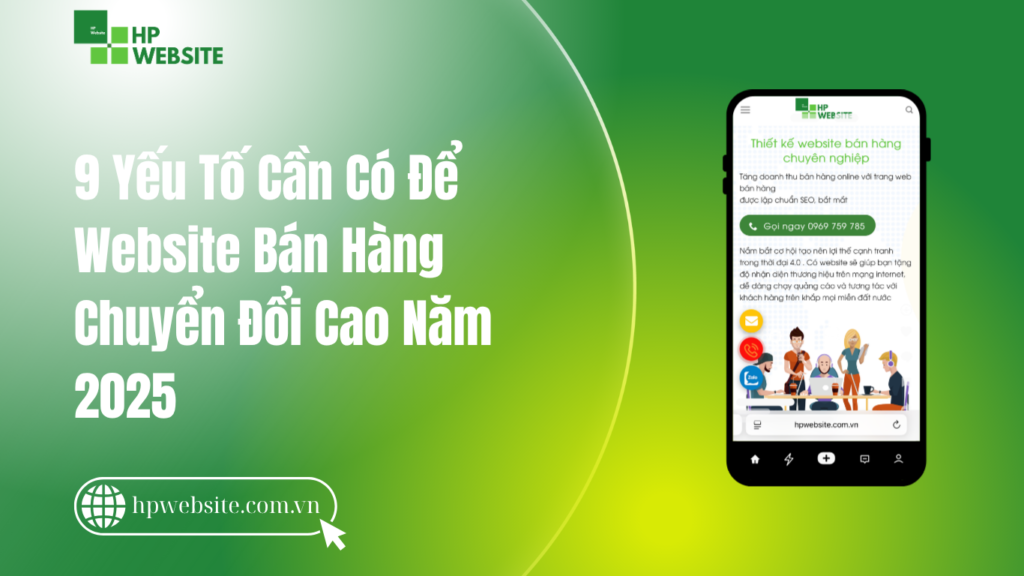 website bán hàng chuyển đổi cao