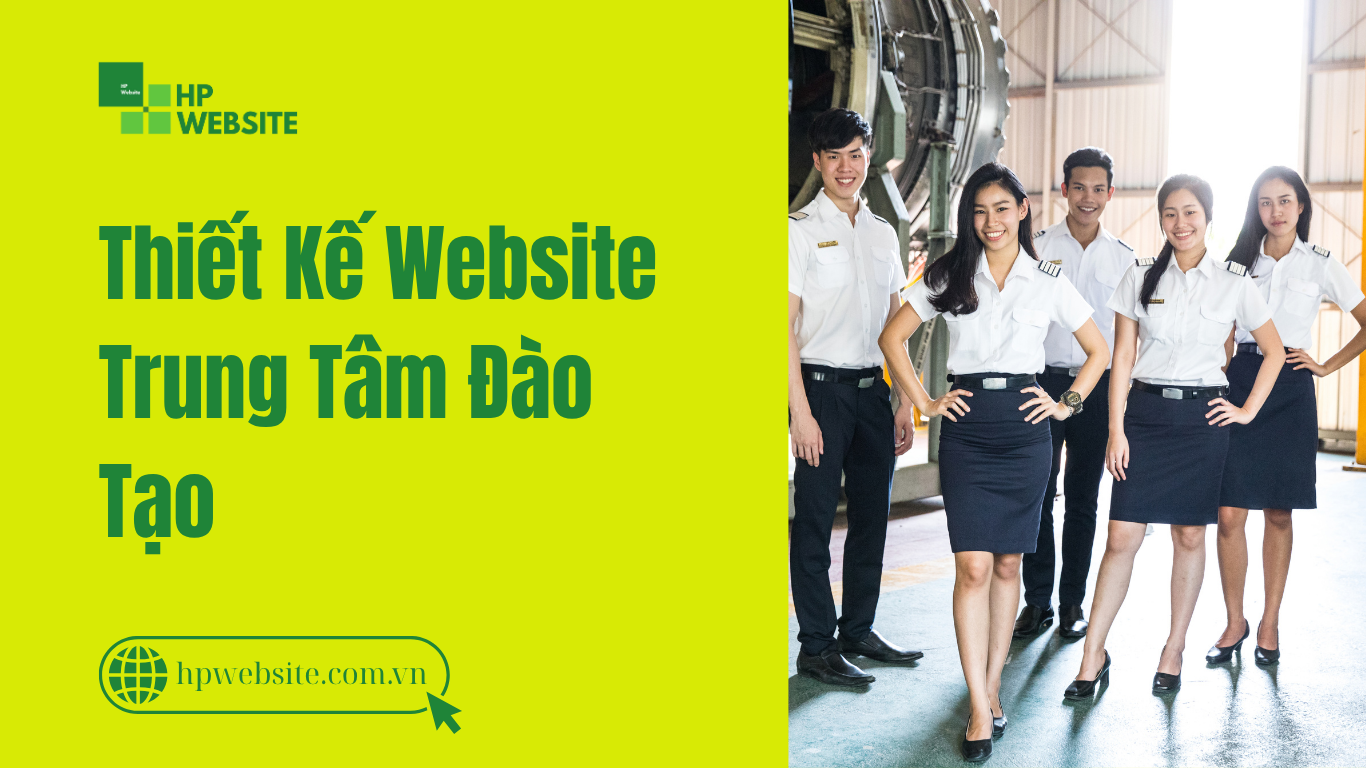 thiết kế website trung tâm đào tạo